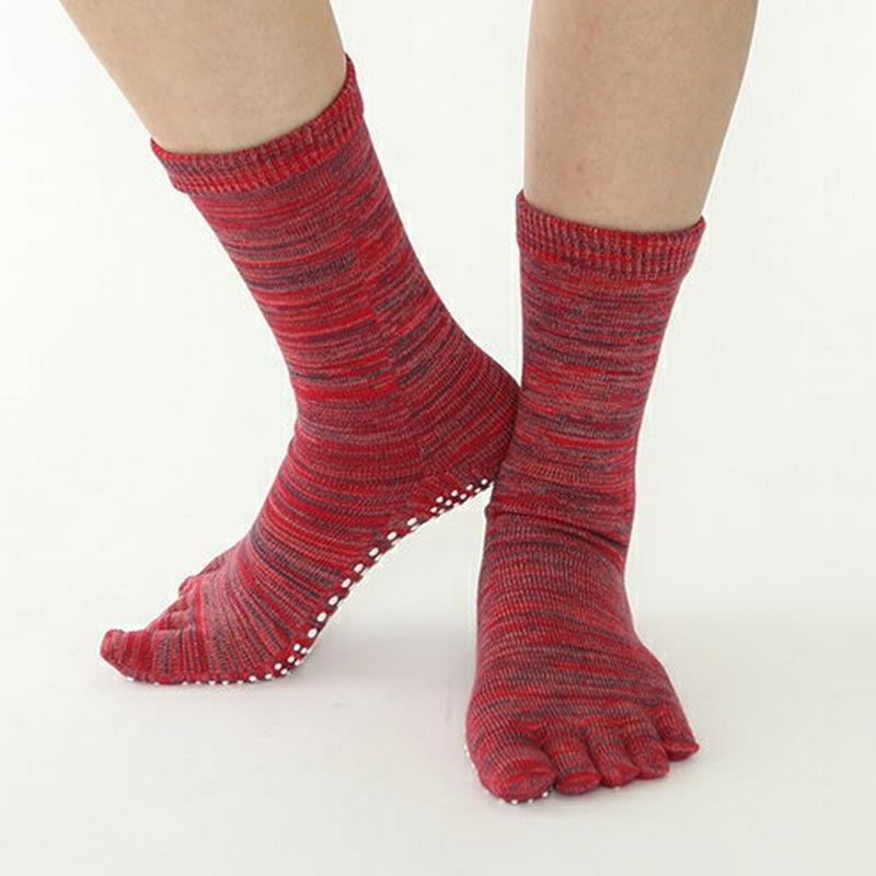 【あす楽】【TABIO LEG LABO】 綿5本指ツボ押しソックス22〜24cm / 靴下屋 靴下 タビオ くつ下 レディース 日本製