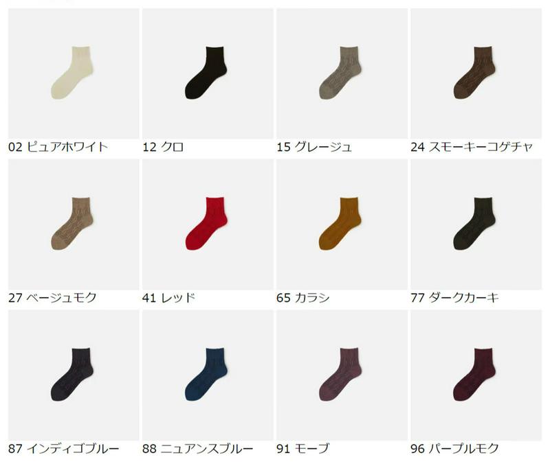 【あす楽】【靴下屋】 ウール縄柄リンクスゴム長ショートソックス / 靴下 タビオ Tabio くつ下 ウール ショート レディー