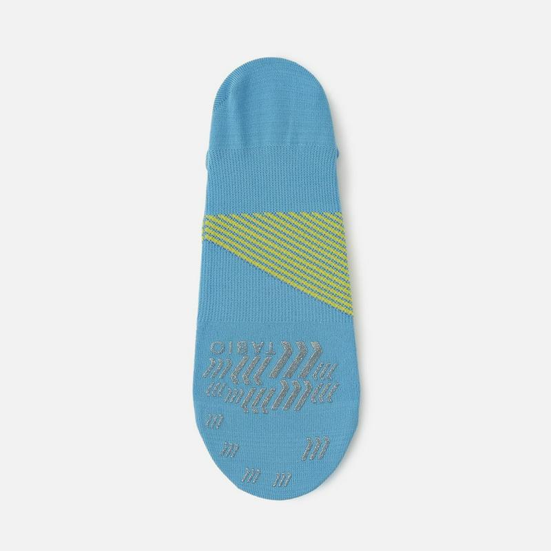 【あす楽】【TABIO SPORTS】 メンズ T&F ソックス 25〜27cm ターコイズブルー / 靴下屋 靴下 タビオ タビオスポーツ くつ下 ショート 陸上 レーシングソックス ランニングソックス メンズ 日本製 ¬¬