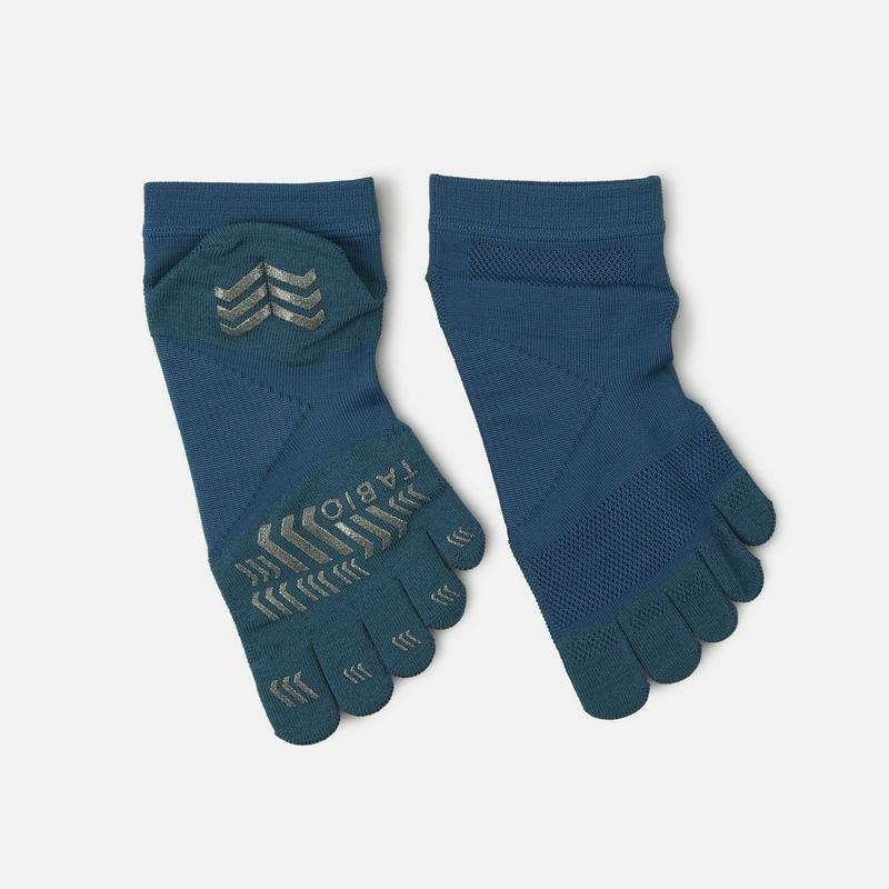 【あす楽】【TABIO SPORTS】 レーシングラン 五本指ソックス オールウェザー ドライ 25.0〜27.0cm ブルー 青 アオ / 靴下屋 靴下 タビオ タビオスポーツ Tabio くつ下 ショート 5本指 五本指 5本指靴下 五本指靴下 5本指ソックス メンズ 日本製 ¬¬