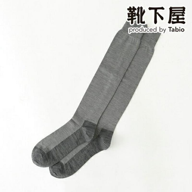 【全品送料無料★～12/26 09:59迄】【あす楽】【公式 Tabio MEN】 メンズ 絹×WOOL バンナー ロングホーズ / 靴下 タビオメン タビオ くつ下 ハイソックス ビジネスソックス ビジネス ソックス シルク ウール 毛混 紳士 日本製 2312de