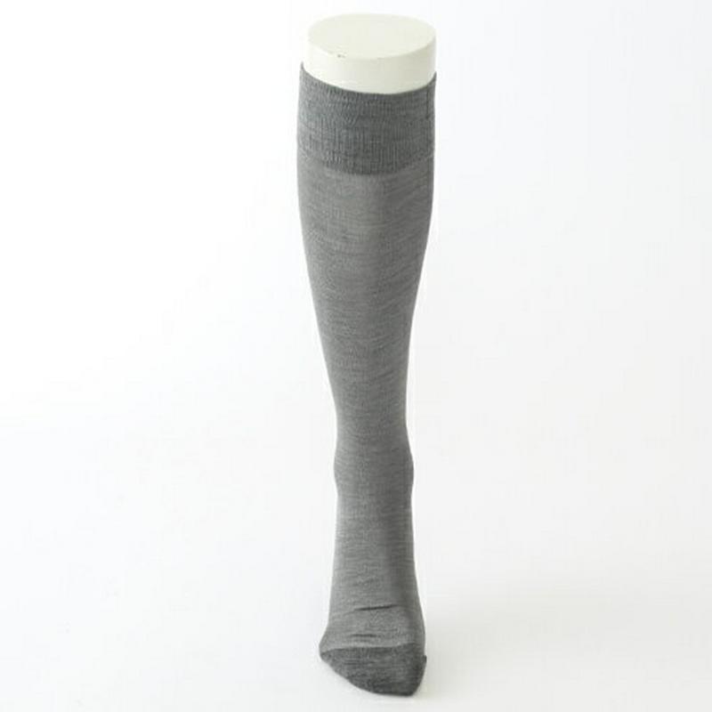 【全品送料無料★～12/26 09:59迄】【あす楽】【公式 Tabio MEN】 メンズ 絹×WOOL バンナー ロングホーズ / 靴下 タビオメン タビオ くつ下 ハイソックス ビジネスソックス ビジネス ソックス シルク ウール 毛混 紳士 日本製 2312de