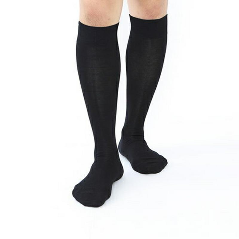 【全品送料無料～6/26 09:59迄】【あす楽】【公式 Tabio MEN】 メンズ スーピマ綿 ベタ ロングホーズ 23～25cm / 靴下屋 靴下 タビオメン タビオ Tabio くつ下 ハイソックス ビジネス ビジネスソックス 紳士 Sサイズ 小さいサイズ 黒 日本製