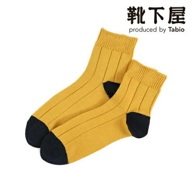 【あす楽】【Tabio MEN】 メンズ 2面10×2リブショートソックス / 靴下屋 靴下 タビオ Tabio くつ下 ショー