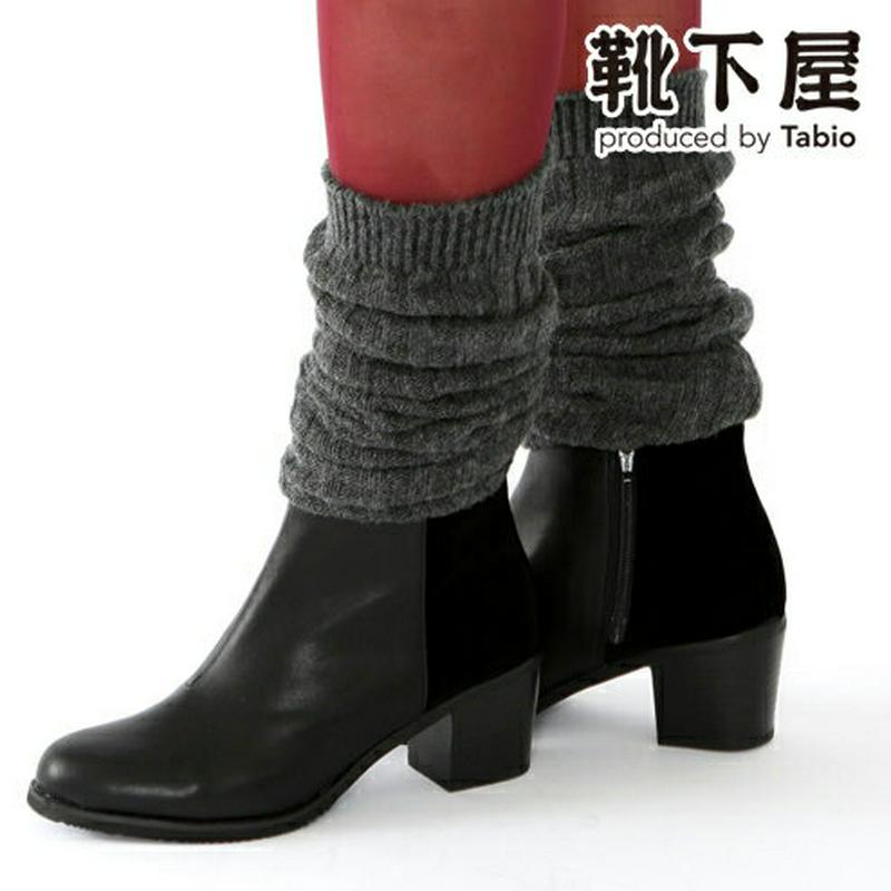 【あす楽】【Tabio】 WOOL3×3リブレッグウォーマー / 靴下屋 靴下 タビオ くつ下 レッグウォーマー レディース 日