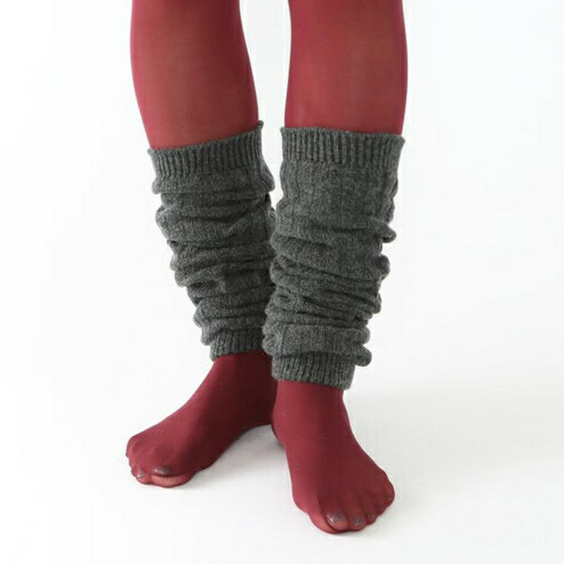 【あす楽】【Tabio】 WOOL3×3リブレッグウォーマー / 靴下屋 靴下 タビオ くつ下 レッグウォーマー レディース 日