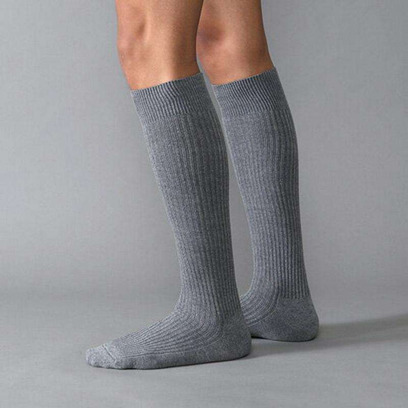 【あす楽】【Tabio MEN】 メンズNEWパワーフィットロングホーズ クロ 黒 ブラック / 靴下屋 靴下 タビオ Tabio くつ下 ハイソックス メンズ 日本製 父の日 ¬¬