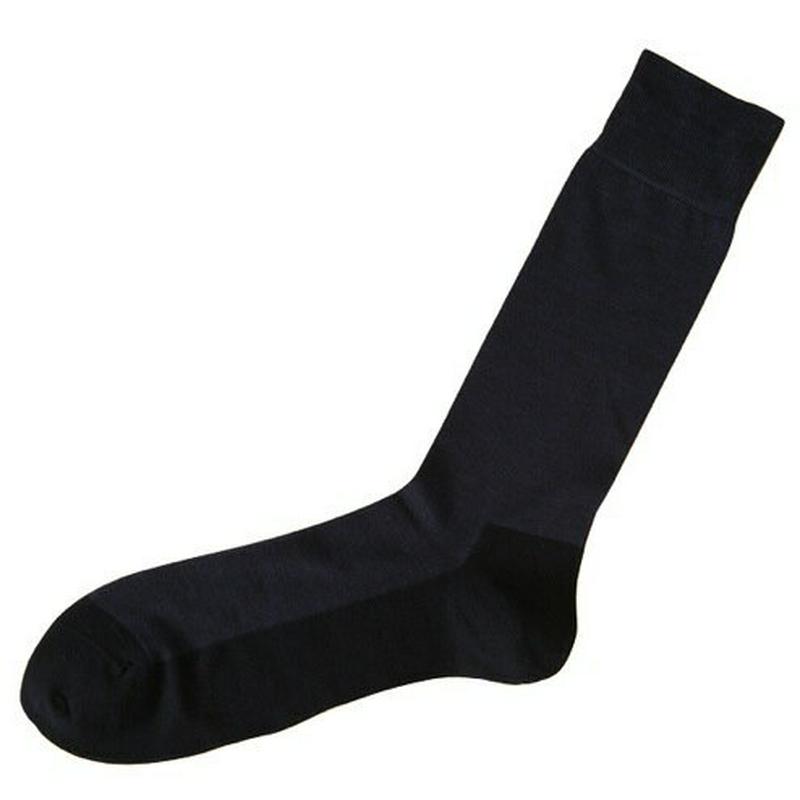 【全品送料無料★〜7/11 23:59迄】【あす楽】【Tabio MEN】 メンズ 絹×綿バンナービジネスソックス 27〜29cm ノウコン 紺　ネイビー / 靴下屋 靴下 タビオ Tabio くつ下 メンズ 日本製 ¬¬