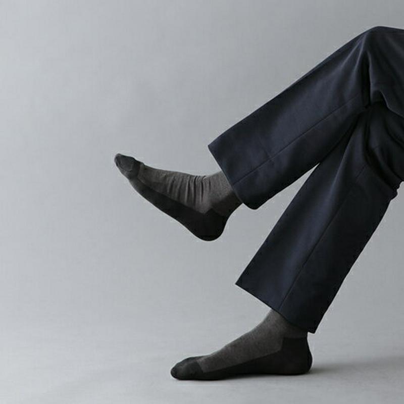 【あす楽】【Tabio MEN】 メンズ 絹×綿バンナービジネスソックス 27〜29cm / 靴下屋 靴下 タビオ Tabio くつ下 メンズ ビジネス 大きいサイズ 日本製 2212mka