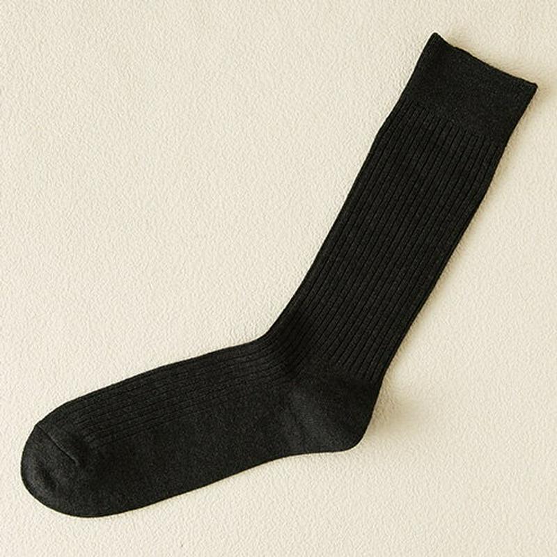 【全品送料無料★〜1/28 09:59迄】【あす楽】【Tabio MEN】 NEW！！メンズパワーフィット2×2リブレギュラーソックス 27〜29cm チャコールモク / 靴下屋 靴下 タビオ Tabio くつ下 メンズ 日本製 ¬¬