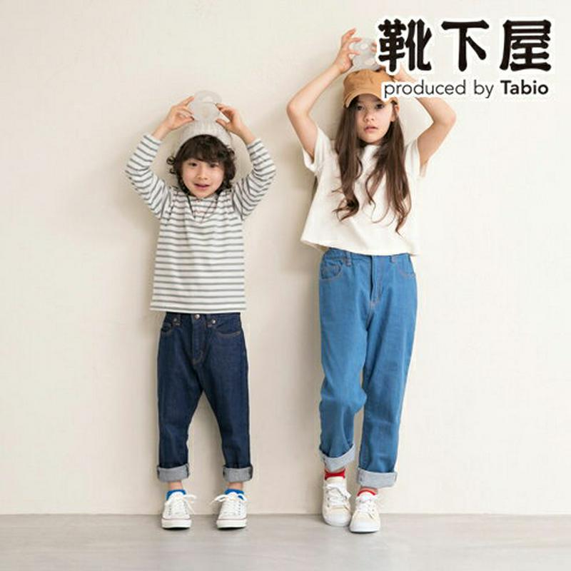 【全品送料無料～6/26 09:59迄】【あす楽】【公式 靴下屋】 キッズ コットンスニーカーソックス16～18cm / 靴下 タビオ Tabio くつ下 スニーカー キッズ 子供 子供用靴下 男の子 女の子 黒 日本製