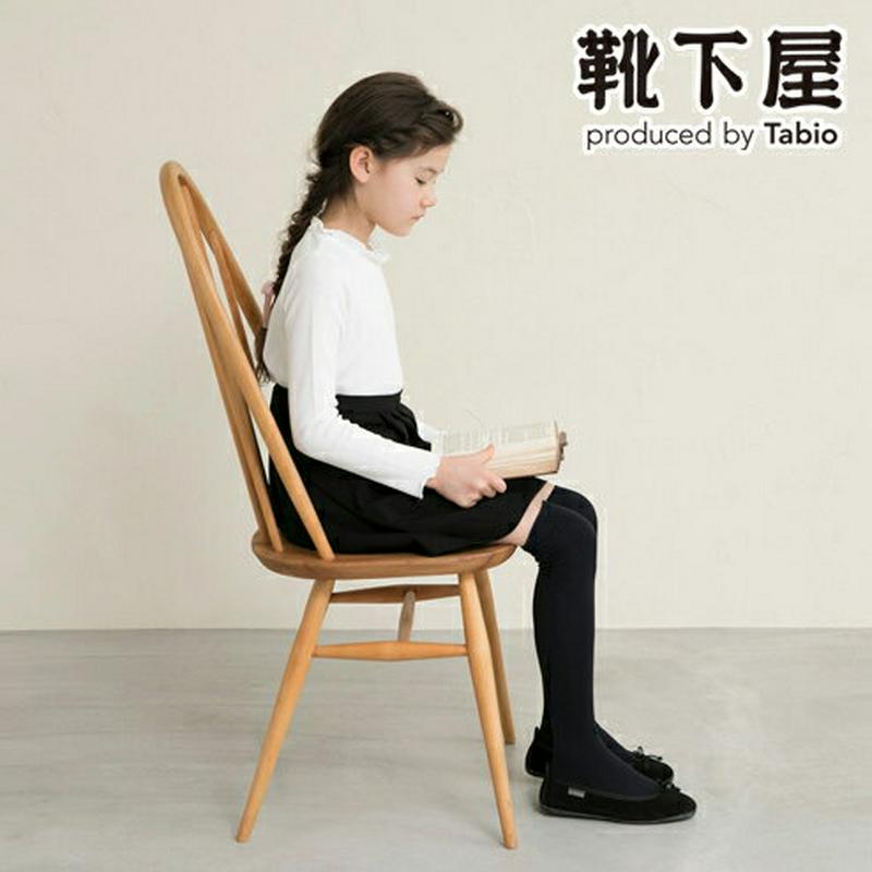 【全品送料無料～6/26 09:59迄】【あす楽】【公式 靴下屋】 キッズ 無地 ベタ オーバーニー ソックス 16～18cm / 靴下 タビオ Tabio ニーハイ サイハイ 通学 登園 入園式 入学式 卒園式 卒業式 発表会 ジュニア 子ども セレモニー 子供 子供用靴下 黒 日本製