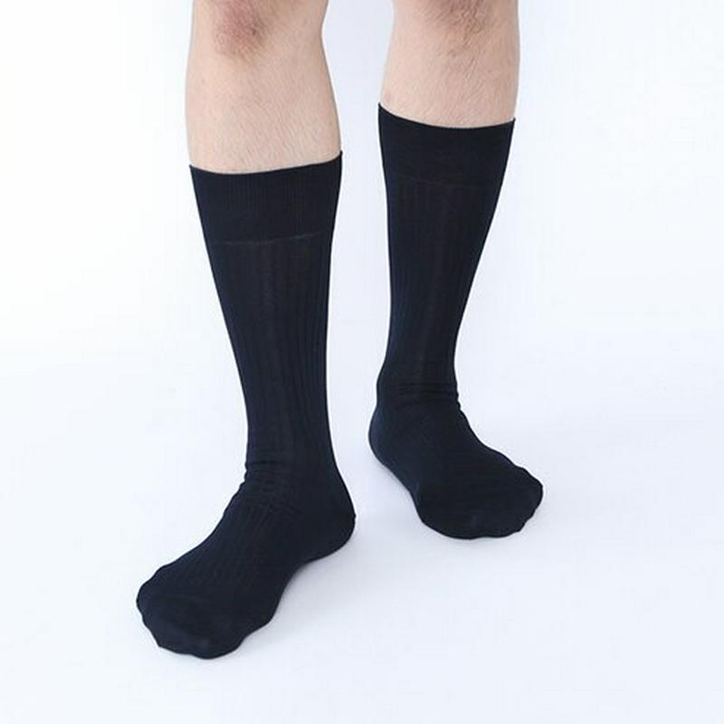 【あす楽】【Tabio MEN】 メンズ 6×2リブビジネスソックス 25〜26cm / 靴下屋 靴下 タビオ くつ下 ビジネスソックス リブソックス 日本製