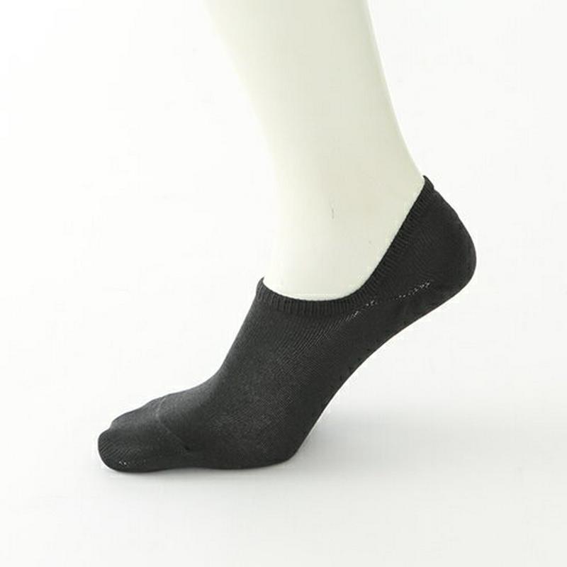 【全品送料無料～6/26 09:59迄】【あす楽】【公式 Tabio MEN】 メンズ 定番 無地 カバーソックス 25～27cm / 靴下屋 靴下 タビオメン タビオ くつ下 定番 無地 カバーソックス フットカバー デオドラント DEOCELL 消臭靴下 デオセル 紳士 夏 黒 日本製