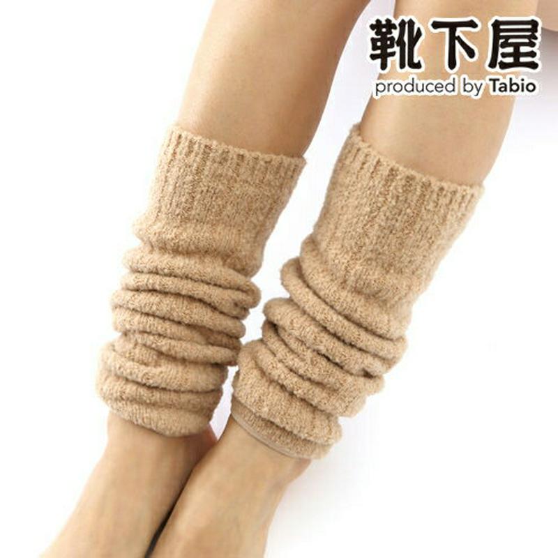 【あす楽】【TABIO LEG LABO】 ウールリッチ裏起毛あったかリブレッグウォーマー / 靴下屋 靴下 タビオ Tabio