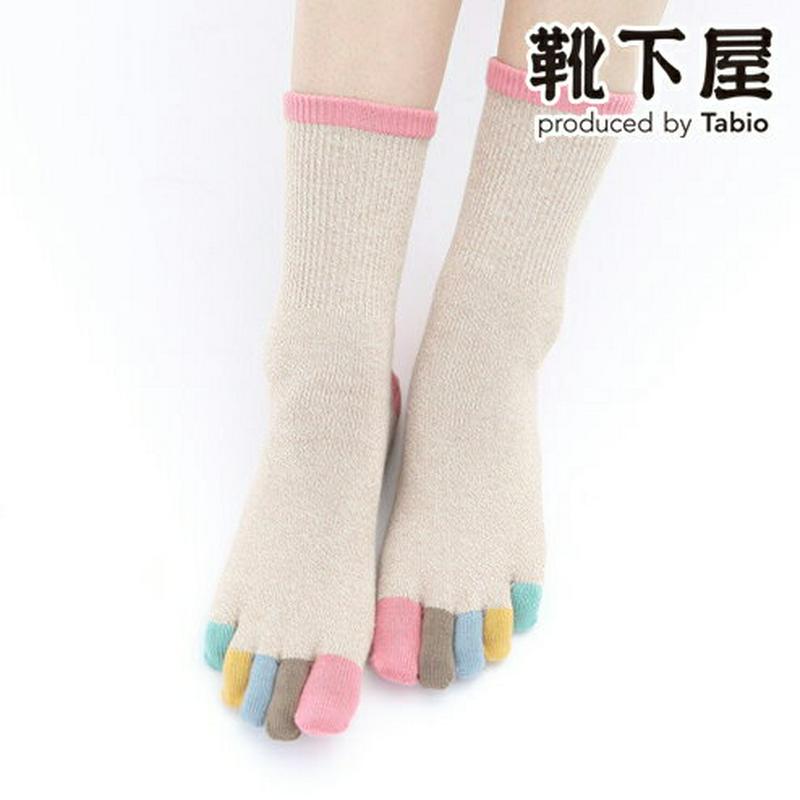 【あす楽】【靴下屋】 指先レインボーゴム無5本指無ソックス / 靴下 タビオ Tabio くつ下 五本指 5本指 五本指ソックス