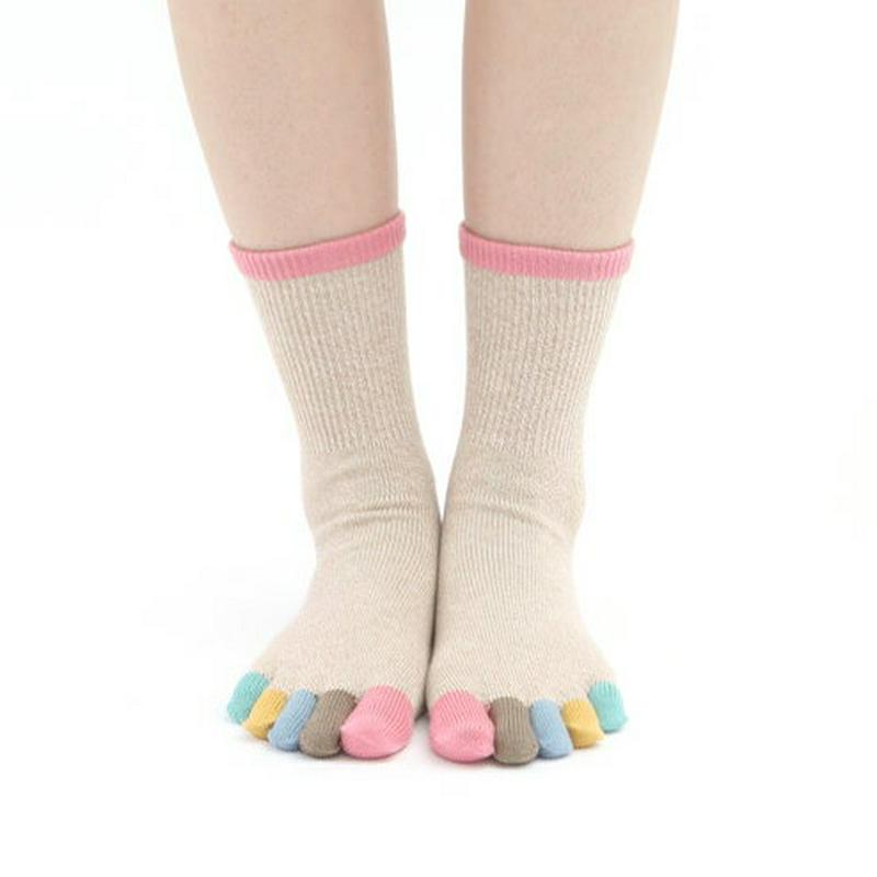 【あす楽】【靴下屋】 指先レインボーゴム無5本指無ソックス / 靴下 タビオ Tabio くつ下 五本指 5本指 五本指ソックス