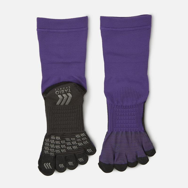 【あす楽】【TABIO SPORTS】 サッカー ソックス フットボール 5本指ソックス 25〜27cm パープル 紫 ムラサキ / 靴下屋 靴下 タビオ Tabio サッカーソックス ストッキング タビオスポーツ くつ下 メンズ スポーツ フットサル 五本指ソックス 日本製 ¬¬
