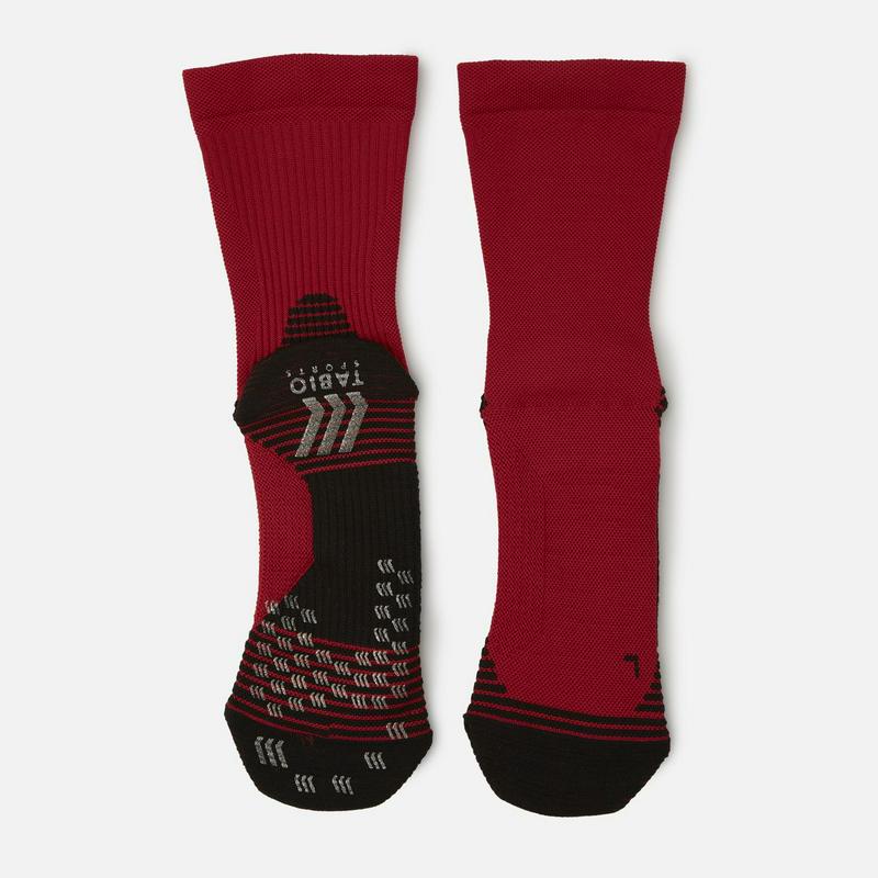 【あす楽】【TABIO SPORTS】 サッカー ソックス フットボール ソールパッドクルー 23〜25cm アカ 赤 レッド / 靴下屋 靴下 タビオ タビオスポーツ くつ下 FOOTBALL ストッキング レディース 日本製 ¬¬