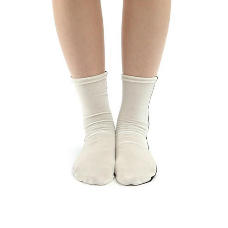 【全品送料無料★~12/26 09:59迄】【あす楽】【公式 Tabio】 縫製ベロア2トーンソックス24~26cm / 靴下屋 靴下 タビオ Tabio くつ下 ショート レディース 大きいサイズ Lサイズ 日本製 2312de