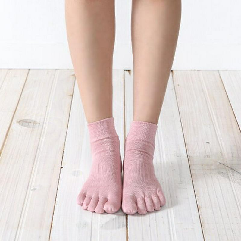 【あす楽】【TABIO LEG LABO】 綿100%ゴム長五本指ショートソックス 23.0〜24.0cm グレー 灰色 / 靴下屋 靴下 タビオ Tabio くつ下 レディース 日本製 ¬¬