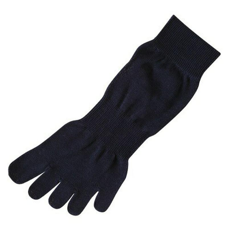 【あす楽】【TABIO LEG LABO】 綿100％ゴム長五本指ショートソックス 23.0〜24.0cm コン 紺 ネイビー / 靴下屋 靴下 タビオ Tabio くつ下 レディース 日本製 ¬¬