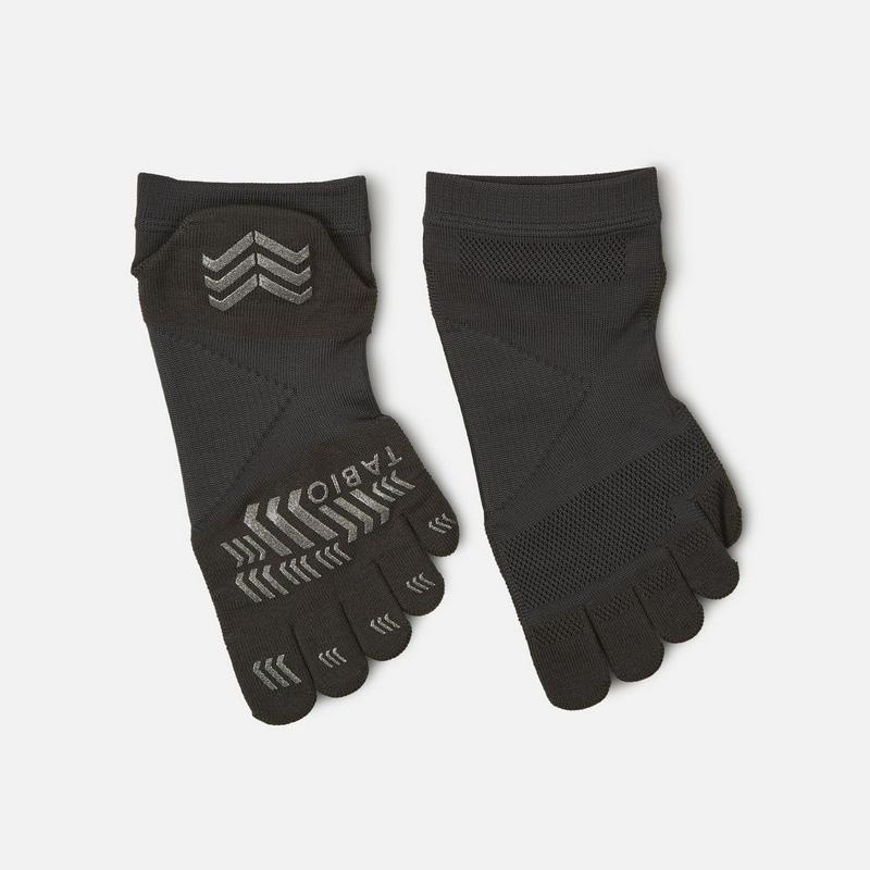 【あす楽】【TABIO SPORTS】 レーシングラン 五本指ソックス オールウェザー ドライ 25.0〜27.0cm チャコール / 靴下屋 靴下 タビオ タビオスポーツ Tabio くつ下 ショート 5本指 五本指 5本指靴下 五本指靴下 5本指ソックス メンズ 日本製 ¬¬