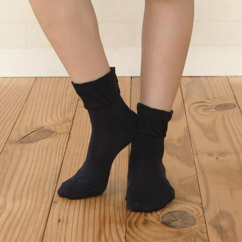 【あす楽】【Tabio】 梳毛ゴム口フワフワソックス / 靴下屋 靴下 タビオ くつ下 レディース 日本製