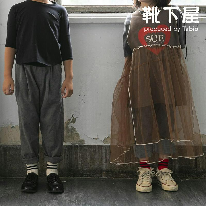 【全品送料無料★～4/29 23:59迄】【あす楽】【公式 靴下屋】 キッズ コットン リブ 2本ライン ショートソックス 19～21cm / 靴下 タビオ Tabio くつ下 ショート キッズ 子供 子供用靴下 日本製