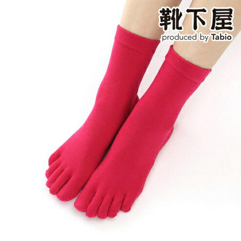 【あす楽】【Tabio】 綿で仕上げた五本指ショートソックス24〜26cm / 靴下屋 靴下 タビオ くつ下 ショート レディー