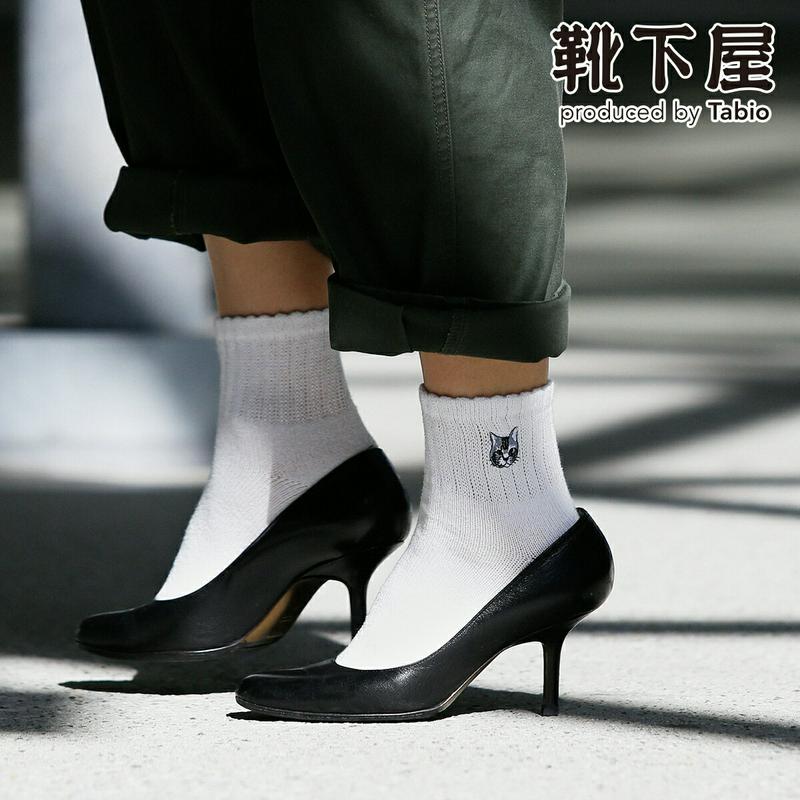 【あす楽】【靴下屋】 アメリブ動物刺繍ソックス / 靴下 タビオ Tabio くつ下 ショート レディース 日本製