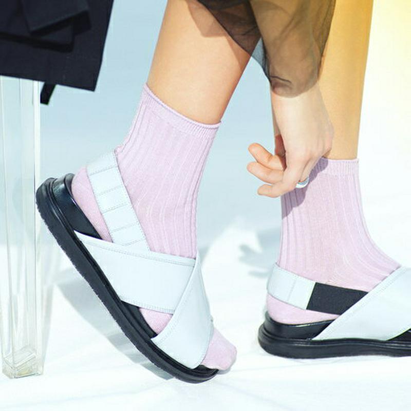 【あす楽】50%OFF【Tabio】 シルケット5×2リブソックス / 靴下屋 靴下 タビオ くつ下 ショート レディース 日本製 2101sl