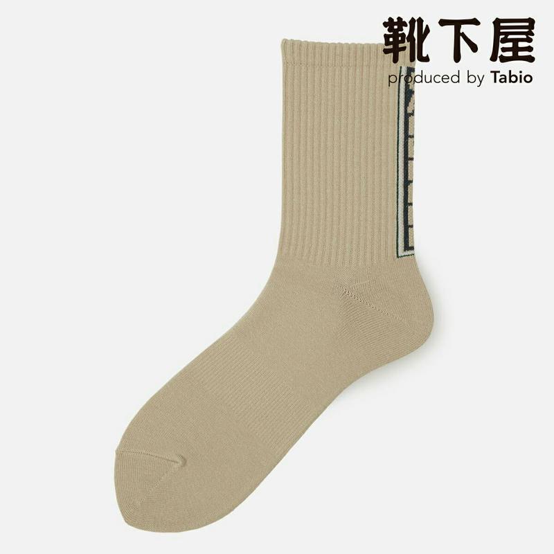 【あす楽】【靴下屋】 バックライン ロゴ ショートソックス / 靴下 タビオ Tabio くつ下 ショート レディース 日本製 