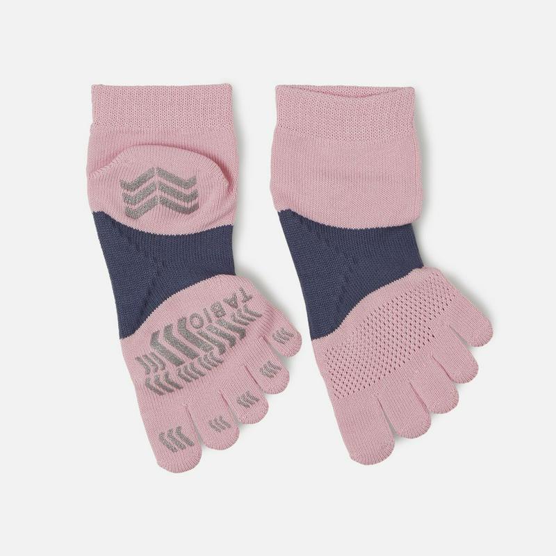【あす楽】【TABIO SPORTS】 レーシングラン 五本指ソックス 23.0〜25.0cm ピンク / 靴下屋 靴下 タビオ タビオスポーツ Tabio くつ下 ショート 5本指 五本指 5本指靴下 五本指靴下 5本指ソックス レディース ランニング マラソン 日本製 ¬¬