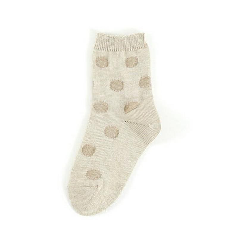 【あす楽】【靴下屋】 キッズコットンブレンド無地ドットソックス 16〜18cm / 靴下 タビオ Tabio くつ下 ショート 