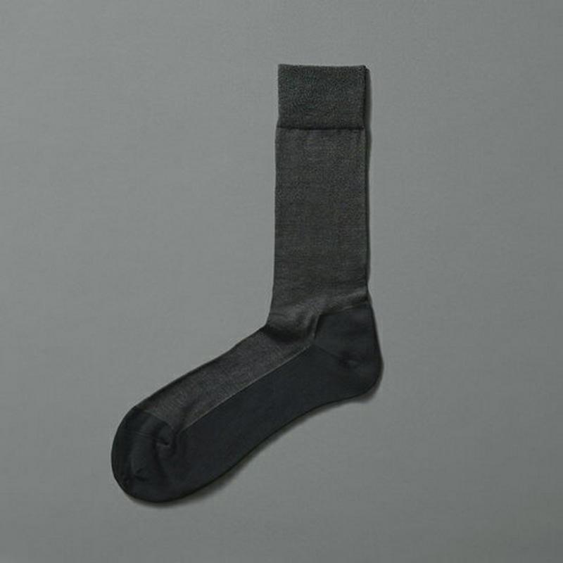 【あす楽】【Tabio MEN】 メンズ 絹×綿バンナーパイルビジネスソックス2足セット:クロ・コゲチャ【BOX付】 / 靴下屋 靴下 タビオ Tabio くつ下 クルー 消臭靴下 デオドラント メンズ プレゼント 男性 ギフト 日本製