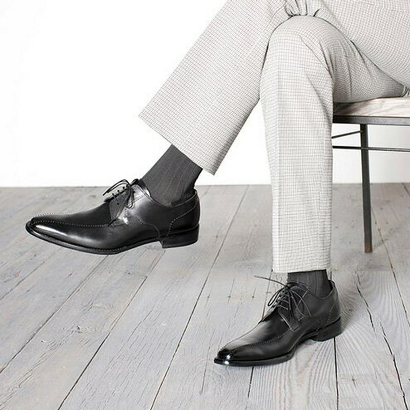 【あす楽】【Tabio MEN】 メンズ リピート率No1!9×2リブビジネスソックス3足セット 【ネイビーのみ】 / 靴下屋 