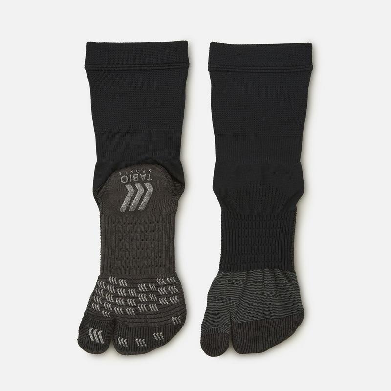 【全品送料無料★〜9/11 23:59迄】【あす楽】【TABIO SPORTS】 フットボール足袋ソックス 25〜27cm クロ 黒 ブラック / 靴下屋 靴下 タビオ タビオスポーツ Tabio くつ下 クルー 足袋 たび タビ 足袋靴下 メンズ 日本製 ¬¬