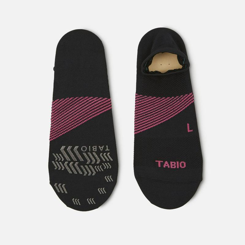 【あす楽】【TABIO SPORTS】 メンズ T&F ソックス 25〜27cm ブラック×ピンク / 靴下屋 靴下 タビオ タビオスポーツ くつ下 ショート 陸上 レーシングソックス ランニングソックス メンズ 日本製 ¬¬