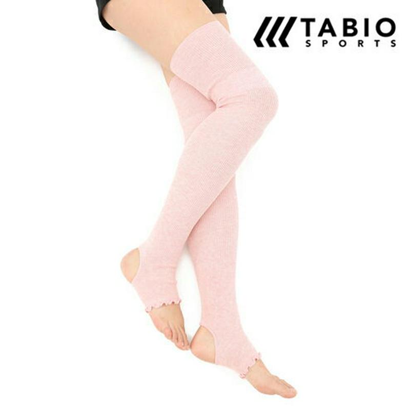 【あす楽】50%OFF【TABIO SPORTS】 Organicリブロングレッグウォーマー / 靴下屋 靴下 タビオ タビオスポーツ くつ下 レッグウォーマー ヨガ レディース 日本製 2101sl