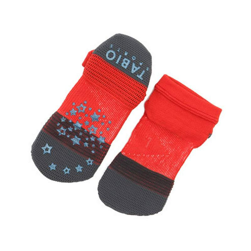 【あす楽】【TABIO SPORTS】 トゥメッシュ切替ショートソックス アカ 赤 レッド / 靴下屋 靴下 タビオ タビオスポ
