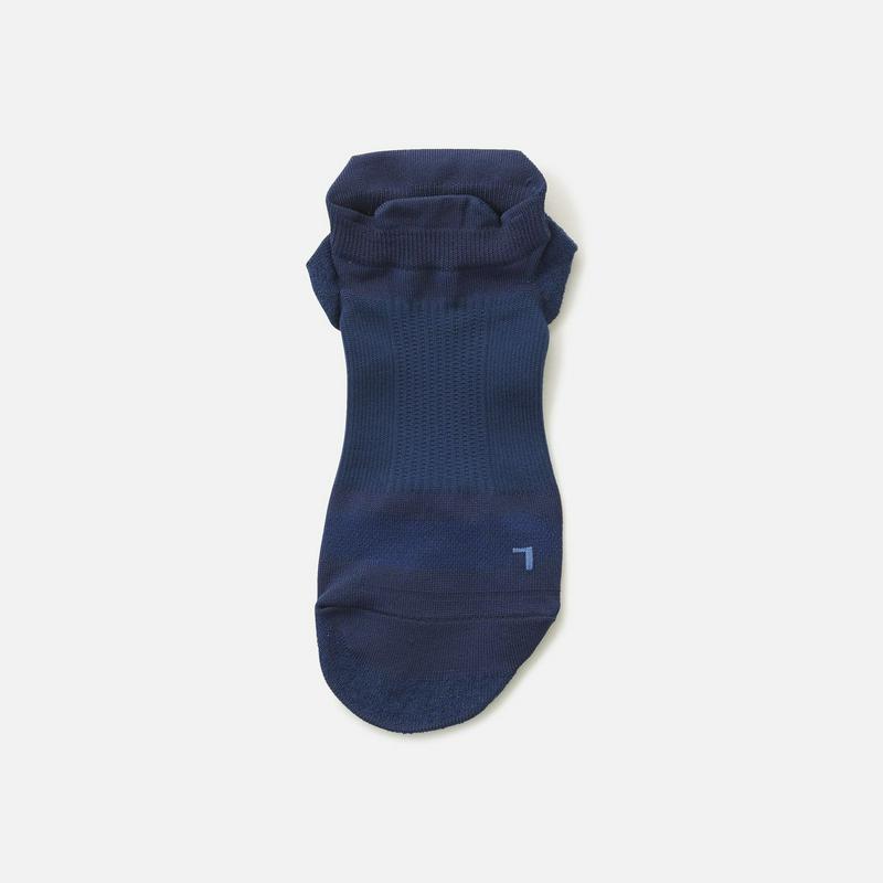 【あす楽】【TABIO SPORTS】 3D無地ショートソックス ネイビー 紺 コン / 靴下屋 靴下 タビオ タビオスポーツ 