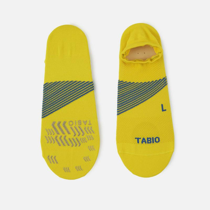 【あす楽】【TABIO SPORTS】 T&F ソックス 23〜25cm イエロー / 靴下屋 靴下 タビオ タビオスポーツ くつ下 ショート 陸上 レーシングソックス ランニングソックス レディース 日本製 ¬¬
