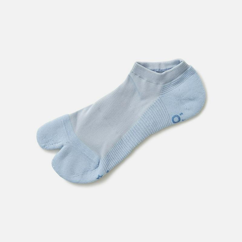 【あす楽】【TABIO SPORTS】 ムジ足袋パイルスニーカー用ソックス サックス / 靴下屋 靴下 タビオ くつ下 足袋 た