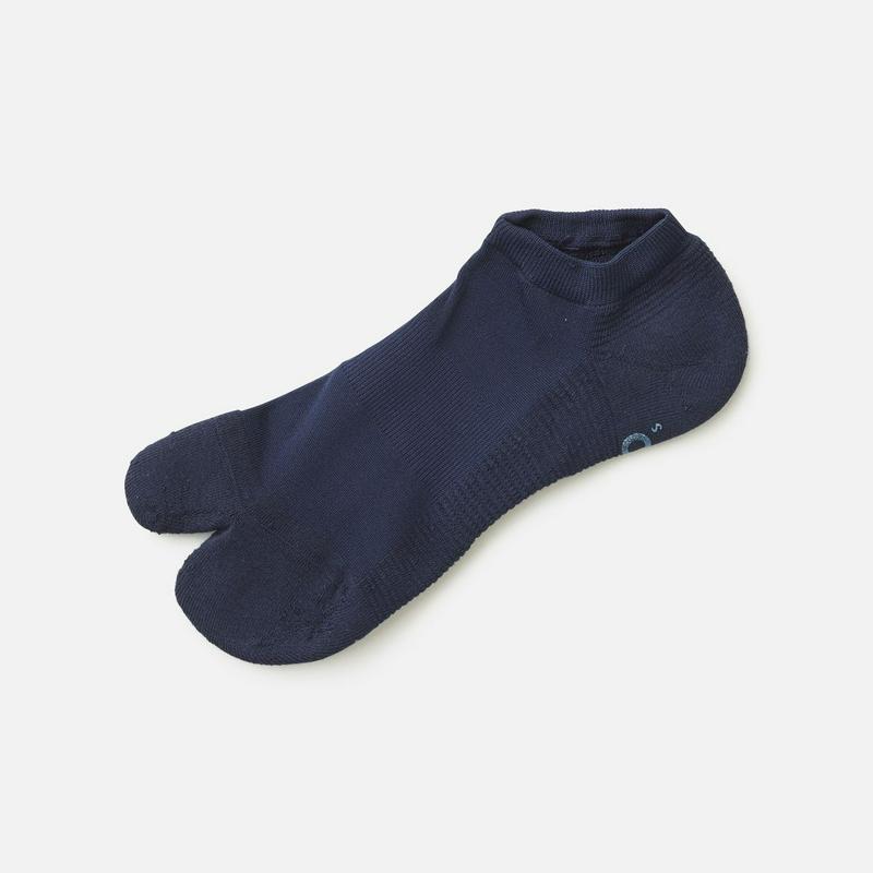 【あす楽】【TABIO SPORTS】 ムジ足袋パイルスニーカー用ソックス ネイビー 紺 コン / 靴下屋 靴下 タビオ くつ下
