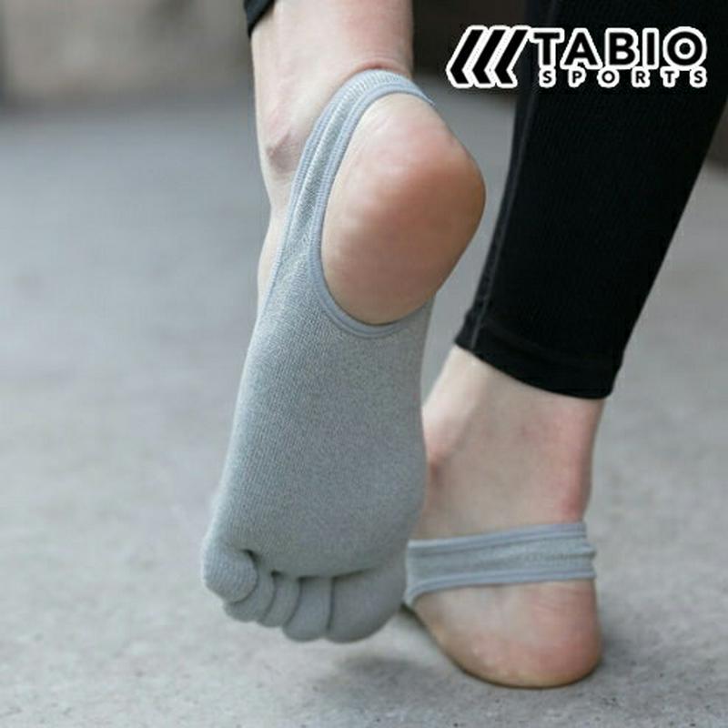 【あす楽】【TABIO SPORTS】 5本指かかとひっかけ カバーソックス / 靴下屋 靴下 タビオ Tabio タビオスポー