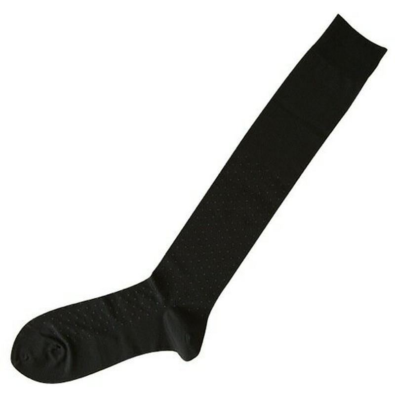 【あす楽】【Tabio MEN】 メンズピンドット柄ビジネスロングホーズ チャコールグレー グレー 灰色 / 靴下屋 靴下 タビオ Tabio くつ下 メンズ 日本製 ¬¬