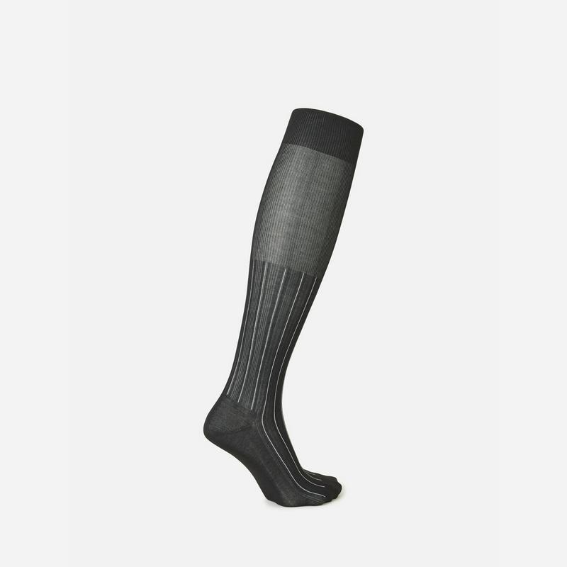 【あす楽】【Tabio MEN】 メンズ リンクスボス 礼式用 ストライプ柄 ロングホーズ 25～26cm / 靴下屋 靴下 タビオ Tabio くつ下 ハイソックス フォーマル ビジネス 紳士 日本製