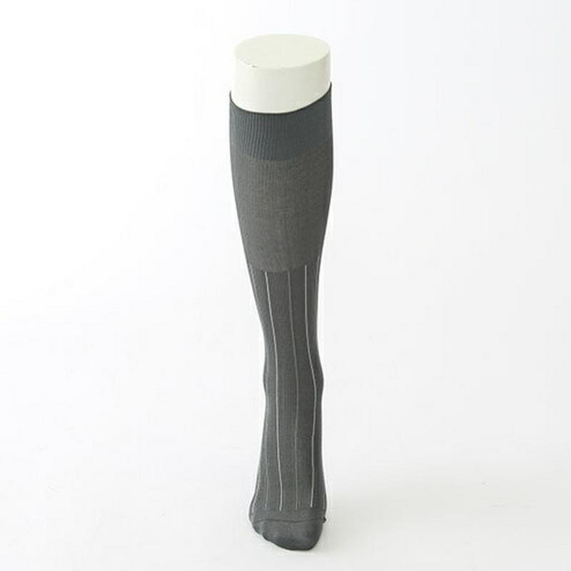 【あす楽】【Tabio MEN】 メンズ リンクスボスオルタネートストライプロングホーズ 27〜28cm / 靴下屋 靴下 タビオ くつ下 ハイソックス ビジネス メンズ 大きいサイズ Lサイズ 日本製 父の日 2206mka