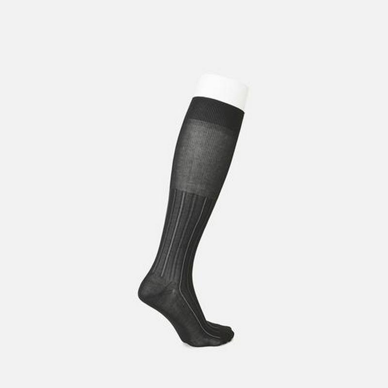 【あす楽】【Tabio MEN】 メンズ リンクスボス オルタネートストライプ柄 ビジネス ロングホーズ 25.0〜26.0cm / 靴下屋 靴下 タビオ Tabio くつ下 ハイソックス ビジネスソックス 日本製 父の日 2206mka